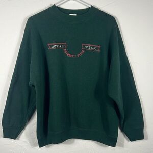 🔥🔥 True Vintage LOONEY TUNES ACTIVE WEAR Embroidered Crewneck Sweatshirt - EUC